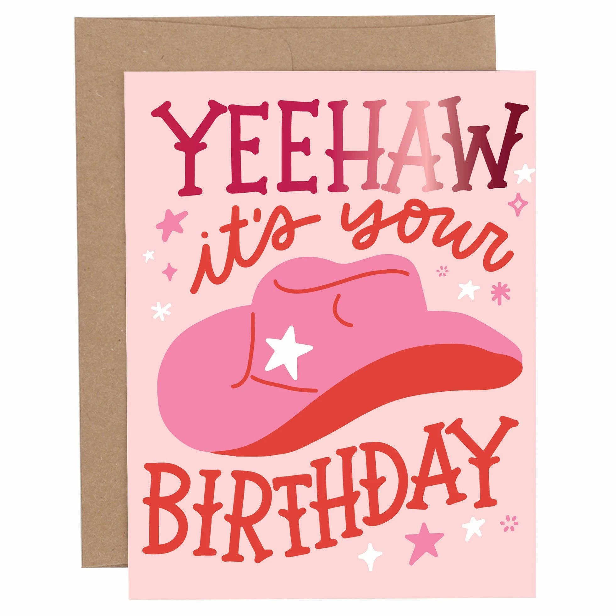 Pippi Post - Yeehaw It's Your Birthday Greeting Card by Pippi Post