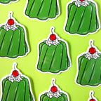 Boss Dotty Paper Co. - Retro Jello Mold Clear Sticker by Boss Dotty Paper Co.