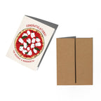 Boss Dotty Paper Co. - Margherita Pizza Congratulations Card by Boss Dotty Paper Co.
