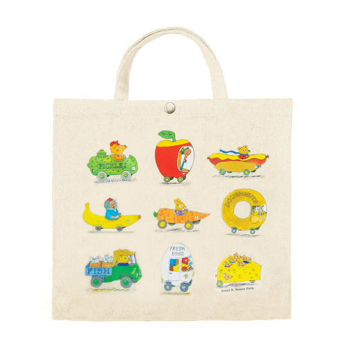 Three Potato Four - 3P4 x Richard Scarry® - Busy Town Market Tote by Three Potato Four
