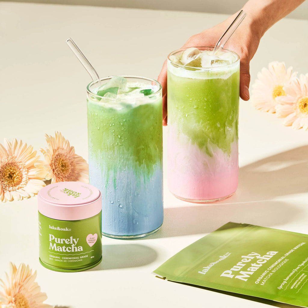 Lake & Oak Tea Co. - Purely Matcha - Organic Ceremonial Grade Matcha - Pouch - 50 servings by Lake & Oak Tea Co.