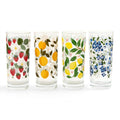 Paper Farm Press - Berry & Citrus Tall Juice Glass Set by Paper Farm Press