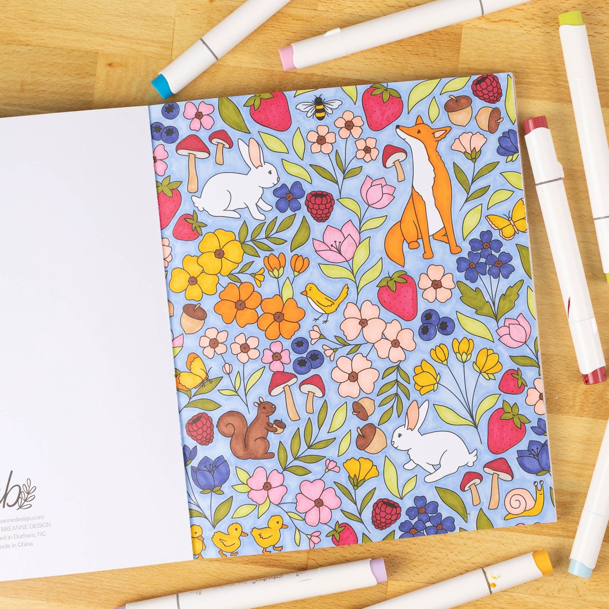Elyse Breanne Design - Garden Avenue Coloring Book by Elyse Breanne Design