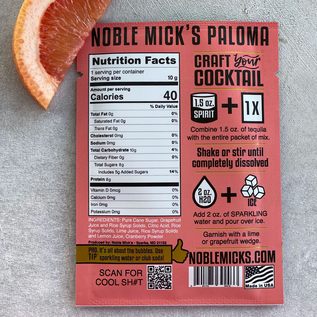Paloma Single-Serve Craft Cocktail