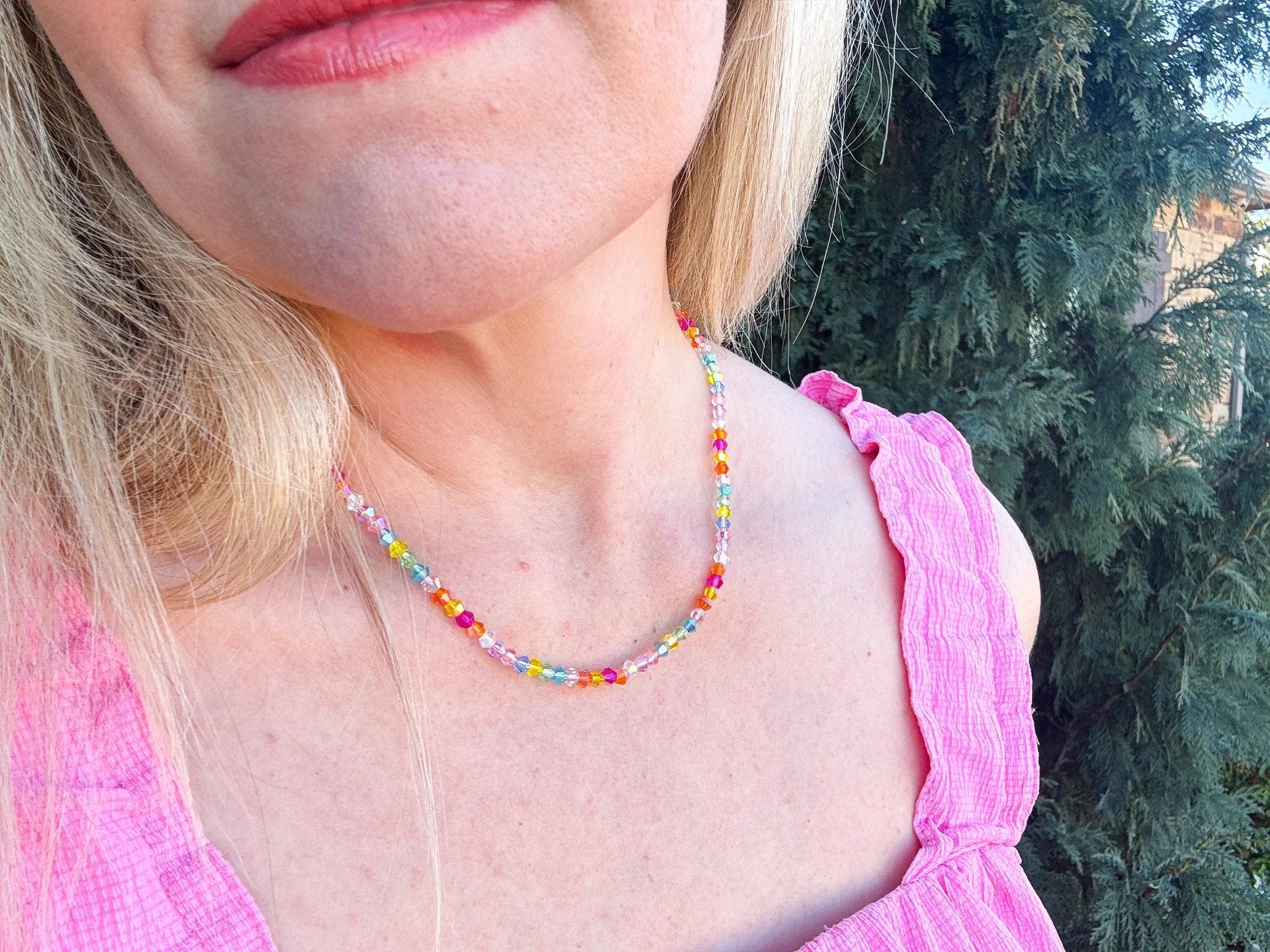 Taylor Elliott Designs - Beaded Necklace - Multi-Colored - Chloe by Taylor Elliott Designs