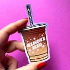 Boss Dotty Paper Co. - Iced Coffee Sticker by Boss Dotty Paper Co.