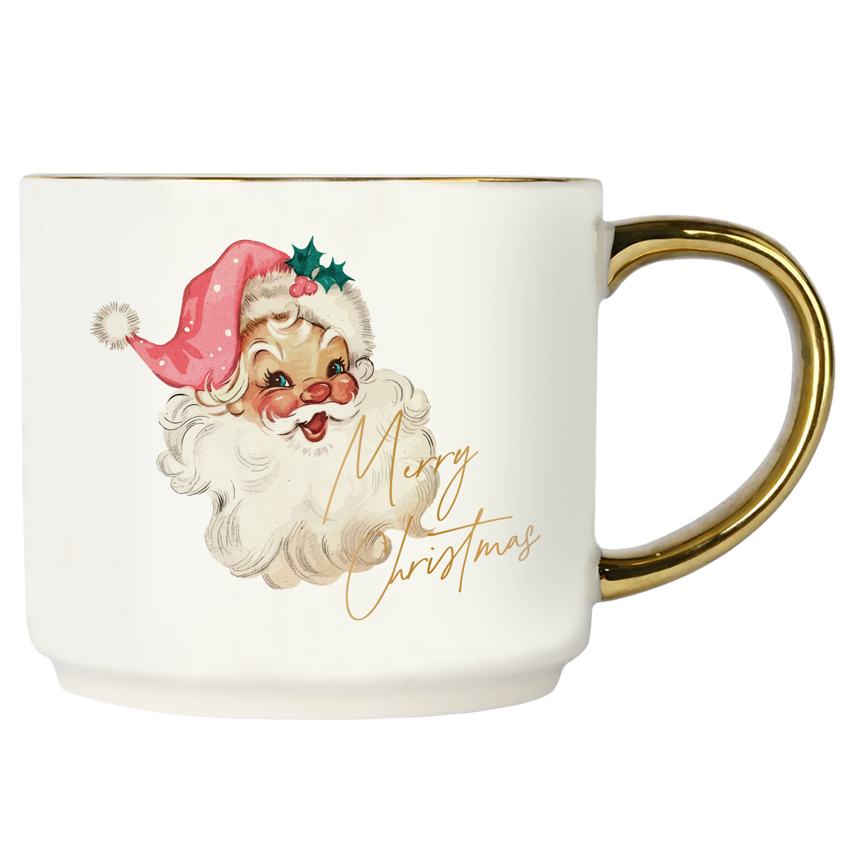 Vintage Santa Coffee Mug by Sweet Water Decor