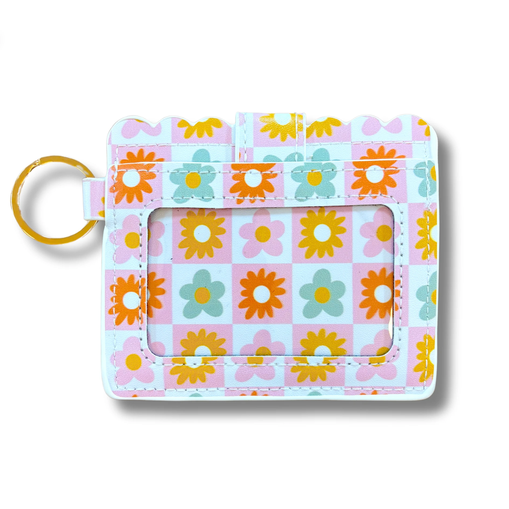 Elle Nicole - Wallet - Checkered Floral by Elle Nicole