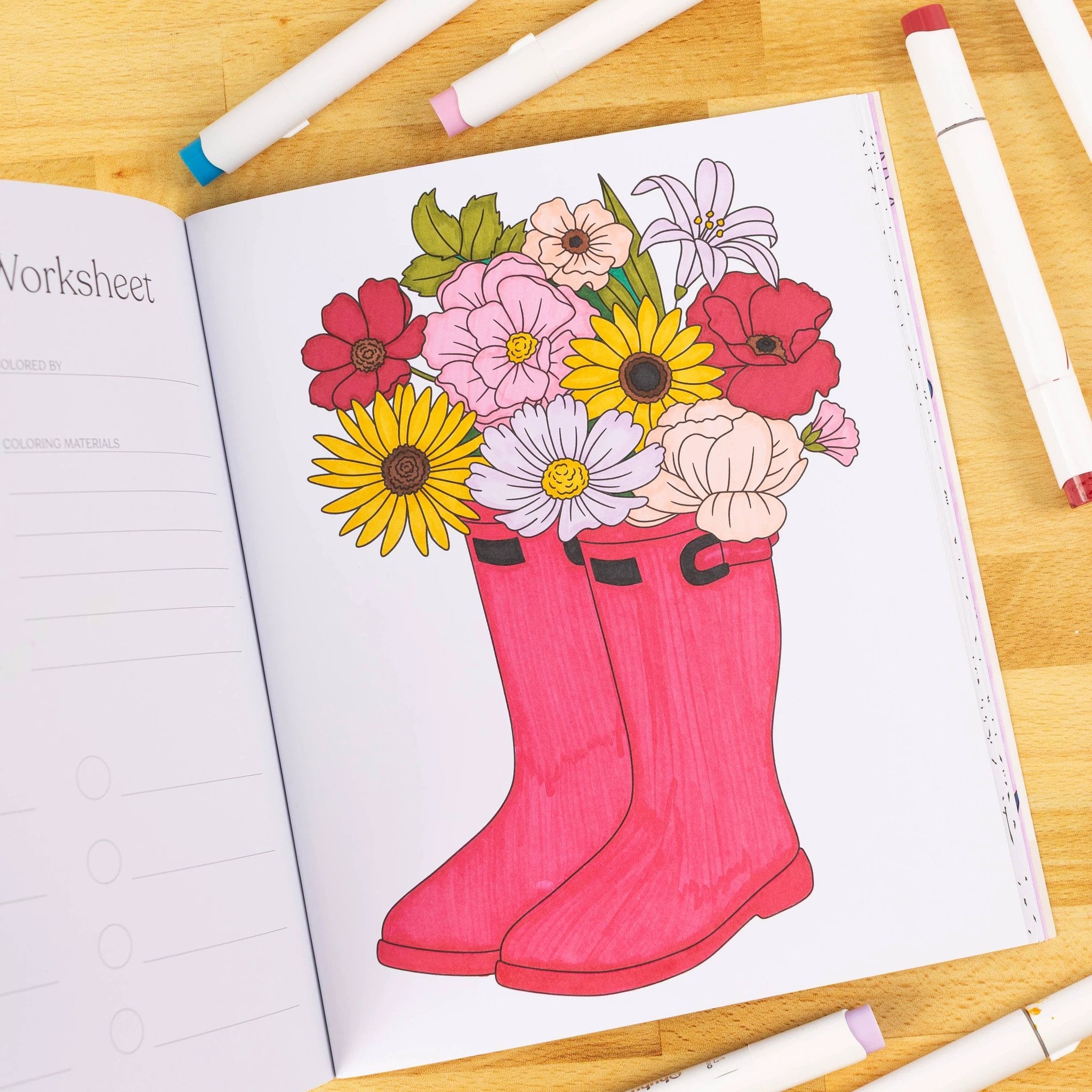 Elyse Breanne Design - Garden Avenue Coloring Book by Elyse Breanne Design