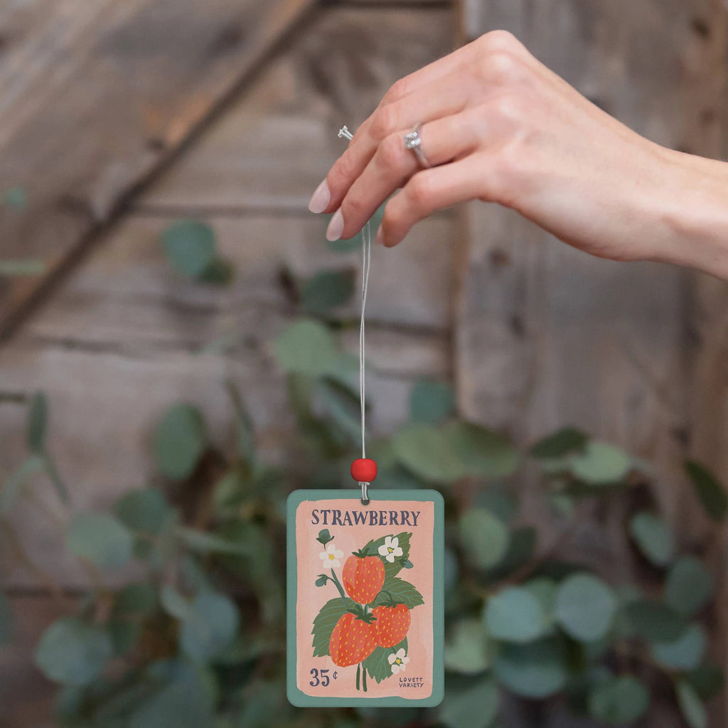 Studio Oh! - Strawberry Seeds Car Air Freshener by Studio Oh!