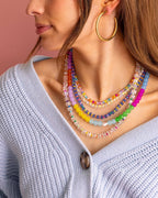 Taylor Elliott Designs - Beaded Necklace - Multi-Colored - Chloe by Taylor Elliott Designs