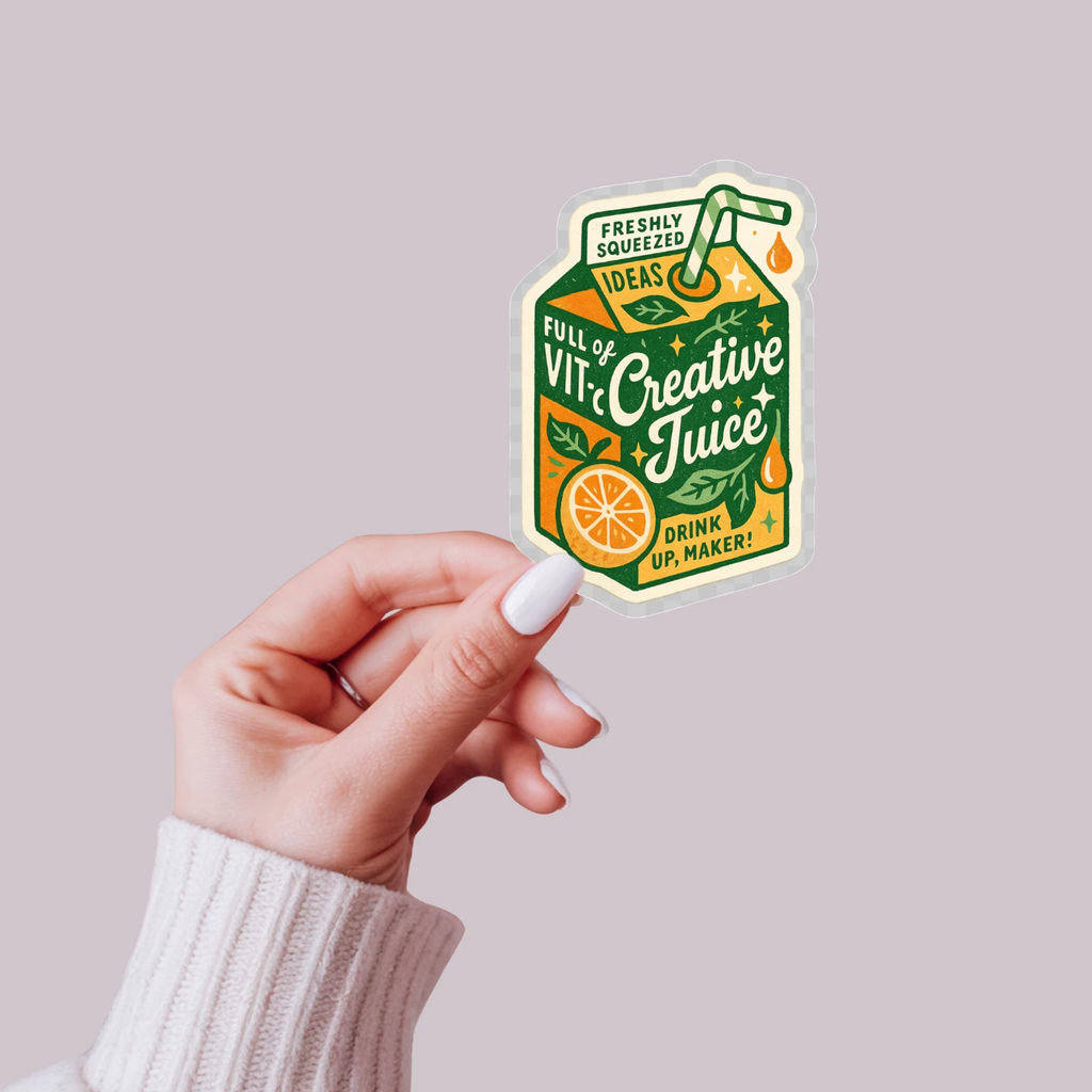 inviting affairs paperie - Drink Up, Maker! Creative Juice Sticker by inviting affairs paperie