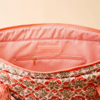 The Darling Effect - The Everyday Quilted Tote Bag-Everbloom Dusty Rose by The Darling Effect