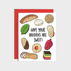 Italian Cookies & Desserts Holiday Card by Brittany Paige