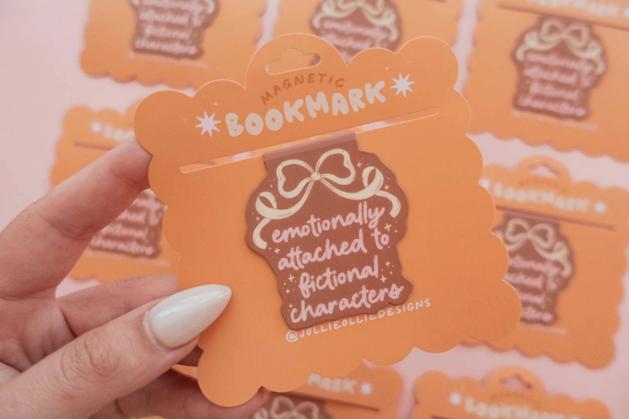 Emotionally Attached Magnetic Bookmark by Jollie Ollie Designs