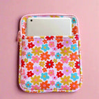 Elle Nicole - E-reader / Tablet Sleeve / Case / Book Sleeve - Retro Floral by Elle Nicole